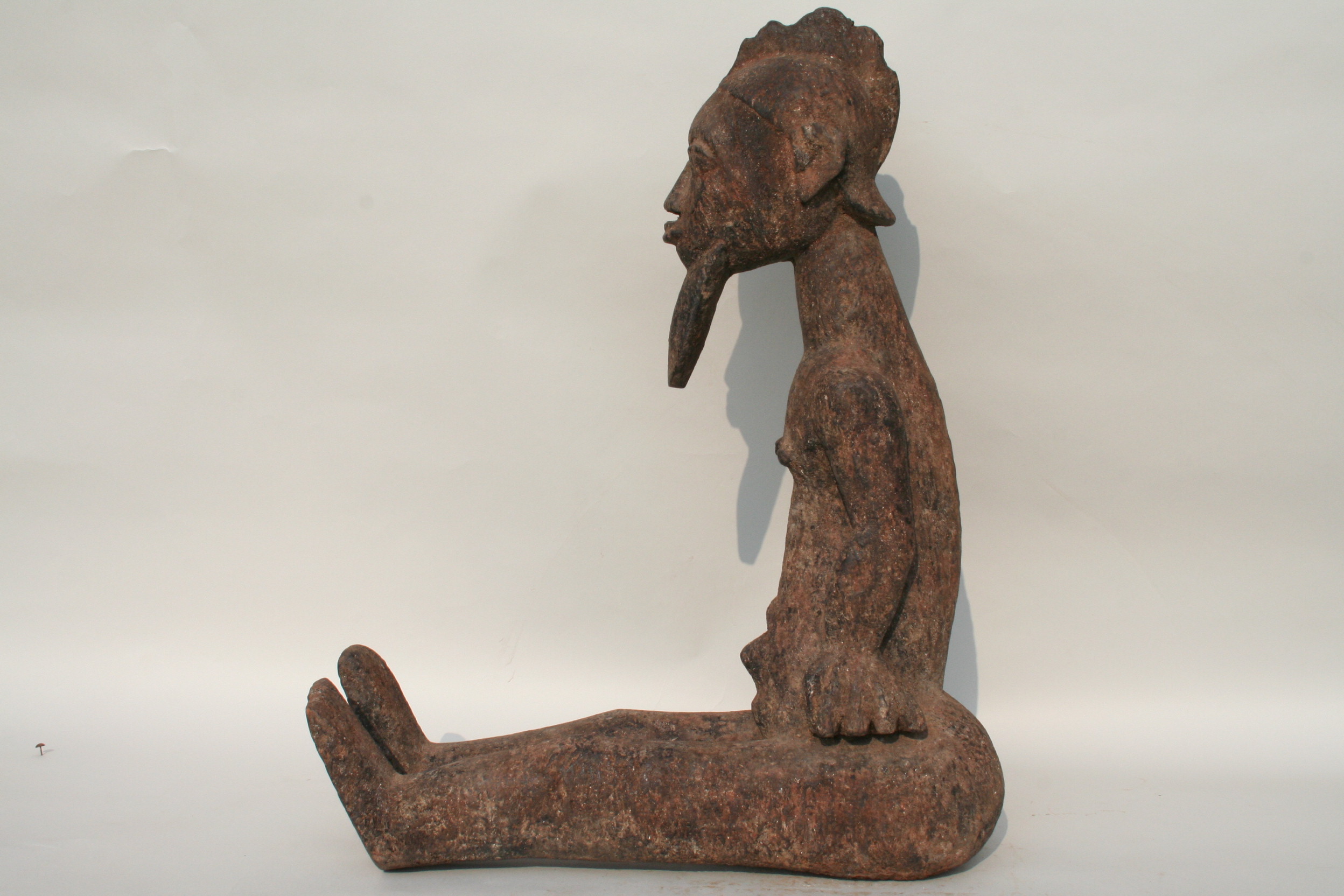 Baoule(statue  assise), d`afrique : Côte d